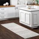nuLOOM 2x10 Moroccan Blythe Area Rug, Faded Bohemian Design, Stain Resistant - Brand New