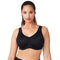 WACOAL WOMEN'S SIMONE UNLINED SPORTS BRA, 855170, BLACK, 38C - Brand New