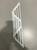 PURADRY BEAUTY TOOL DRYING RACK SILICONE WRAPPED OVER THE SINK, 17X6.5 - WHITE - Brand New