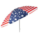 MOSKILA 6.5 feet Outdoor Patio Beach Umbrella Tilt Air Vent Carry Bag - Blue - Brand New