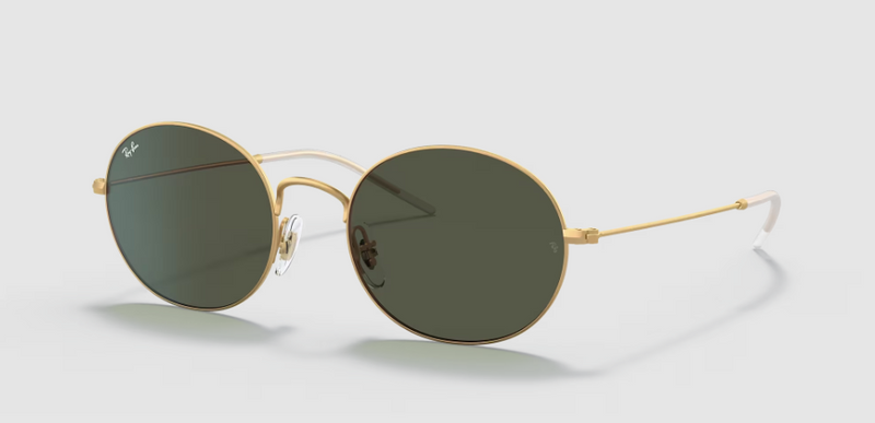 Ray-Ban RB3594 Sunglasses 901371-53 - Dark Green Lenses Gold - Like New