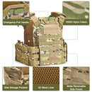 Wild Wycc Tactical Vests Quick Release Camo Vest Men's 1000D - Woodland - Like New