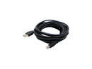 AddOn 3ft USB 2.0 (A) Male to USB 2.0 (B) Male Black Extension Cable