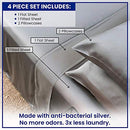 B08LKRK2J8 Miracle Sheet Set King Stone - Brand New