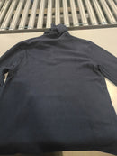 BLUE ICE WAFFLE KNIT HOODED SWEATER - SIZE: MEN M - NAVY - Like New