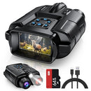 DIYIMIN 4K NIGHT VISION GOGGLES FOR ADULTS, 2000FT INFRARED NIGHT VISION - BLACK - Like New