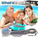 SERENELIFE AUTOMATIC ROBOT POOL CLEANING ROBOT THREE MOTORS A3284 - TURQUOISE - Like New