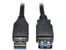 Tripp Lite Usb 3.0 Superspeed Extension Cable - Usb-A To Usb-A M/F Black 3 Ft.