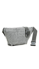 HERSCHEL SEVENTEEN WAIST PACK RAVEN CROSSHATCH 3.5L - GRAY - Like New