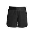 77938P LANDS' END WOMEN'S CURVY FIT 5" BOARD SHORTS SWIM PANTY SIZE 6 BLACK - Like New