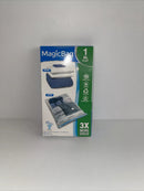 MAGICBAG INSTANT SPACE X-LARGE ORIGINAL NEW 3X MORE SPACE - SIZE: MEN XL - CLEAR - Like New