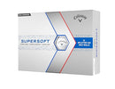 CALLAWAY GOLF SUPERSOFT GOLF BALLS - BLUE SPLATTER - Like New
