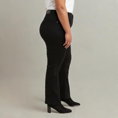 LEVI'S WOMEN'S 724 HIGH RISE STRAIGHT JEANS SIZE: WOMEN 24X30 SOFT BLACK - Brand New