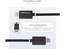 StarTech 3FT DISPLAYPORT 2.1 CABLE, VESA CERTIFIED DP80 DISPLAYPORT CABLE