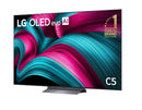LG 65 INCH LG OLED EVO AI C5 4K SMART TV - BLACK - Like New