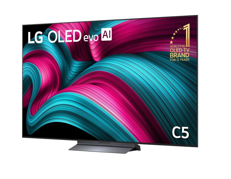 LG 65 INCH LG OLED EVO AI C5 4K SMART TV - BLACK - Like New