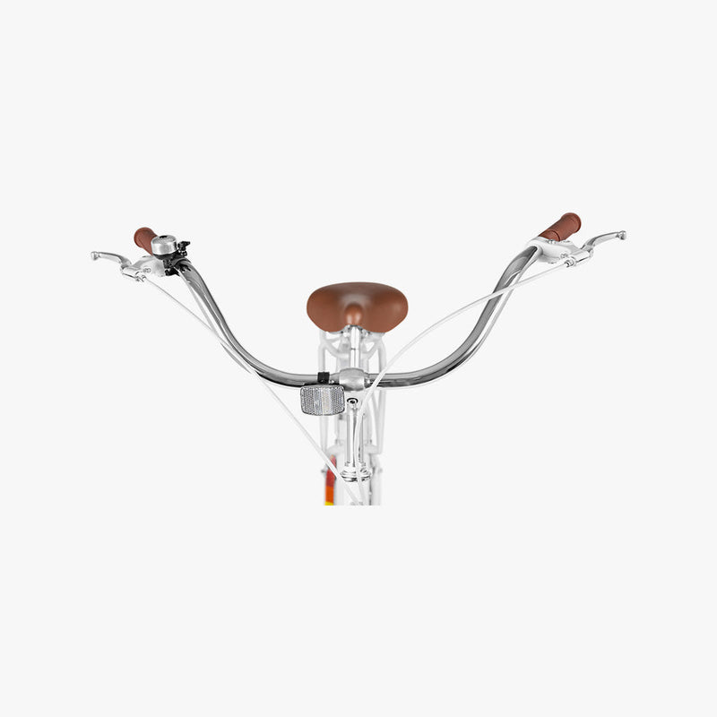 JETSON 24'' ZEPHYR CRUISER BIKE - WHITE/RAINBOW - Brand New