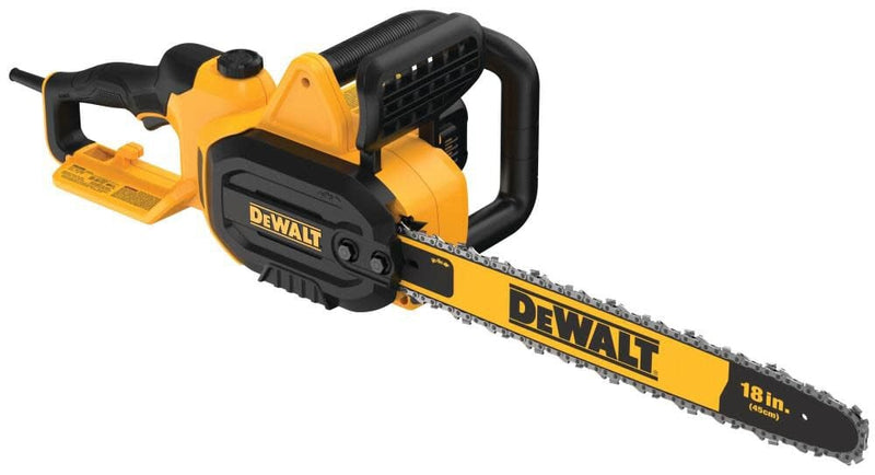 DEWALT 15 AMP 18IN CORDED ELECTRIC CHAINSAW - YELLOW/BLACK - Like New