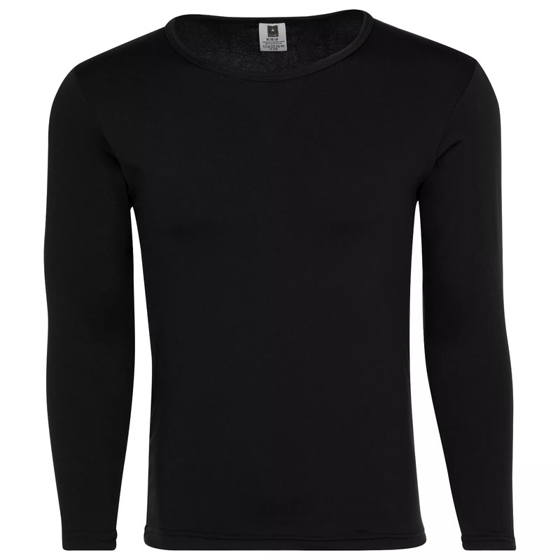 US ARMY MENS WINTER ULTRA-SOFT TOP & BOTTOM LONG UNDERWEAR SET - L - BLACK - Brand New