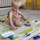 IVI Mini City 59" L x 39" W Educational Toddler Car Play Mat Rug - Brand New