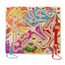 Hape Zoo’m Magnetic Wooden Bead Maze Puzzle Durable Two Player Wooden Puzzle - Brand New