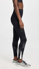RUN ON CLOUDS ON WOMEN'S TIGHTS LONG LUMOS LEGGINGS - SIZE: WOMEN M - BLACK - Brand New