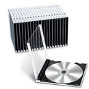 Kigley 25 PCS CD JEWEL CASE,55g each, SINGLES & REGULAR FORMAT, Slide in Black - Like New