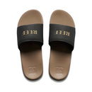 CJ5733 REEF MEN'S ONE SLIDE SANDALS BLACK FOSSIL SIZE 13 - Brand New