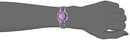 ARMITRON WOMEN'S 75/3689VMDG CRYSTAL-ACCENTED GUNMETAL BRACELET WATCH - Brand New