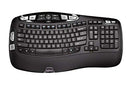 LOGITECH K350 WIRELESS FULL-SIZE KEYBOARD, BLACK - BLK - Like New