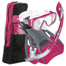 U.S.Divers Diva 1 LX/Island Dry LX Snorkel Trek/Travel Bag - Raspberry, Medium - Brand New