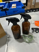 GENERIC 2 PACK SPRAY BOTTLES 2 EXTRA SPRAYERS AND A WHITE MARKER SOLUTION CUP - Like New