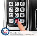 PANASONIC KX-TGD864S LINK2CELL DECT 6.0 EXPANDABLE CORDLESS - BLACK SILVER RIM - Like New