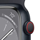 Apple Watch Series 8 Cellular 41mm Aluminum Case Midnight Sport Band MNUV3LL/A - Like New