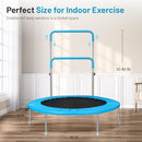 LYROMIX 40" / 48" REBOUNDER TRAMPOLINE, ADULTS, MINI FITNESS TRAMPOLINE BLUE - Like New