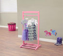 Frenchi Home Furnishing Kid's Clothes Hanger, Pink - Scratch & Dent