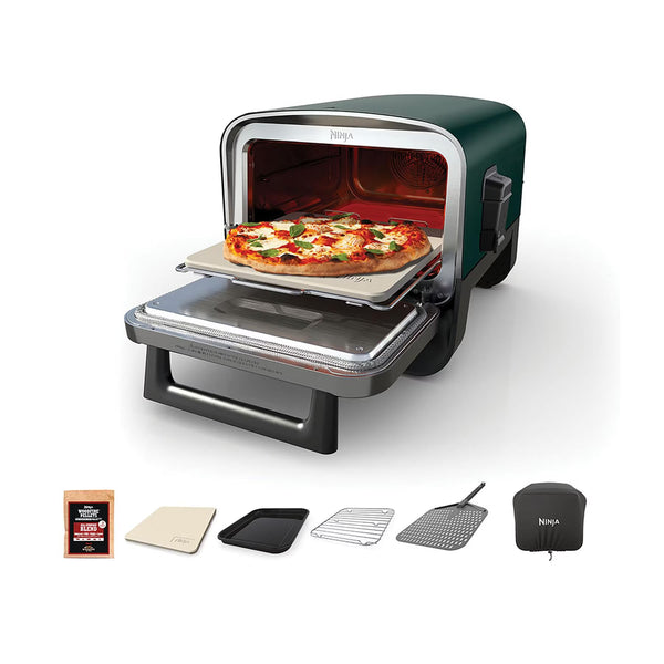 NINJA WOODFIRE 8-IN-1 OUTDOOR SMOKER PIZZA OVEN 5 PIZZA - Scratch & Dent