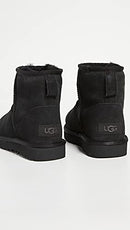 1016222 UGG Women Classic Mini II Boot Black Size 6 - Like New