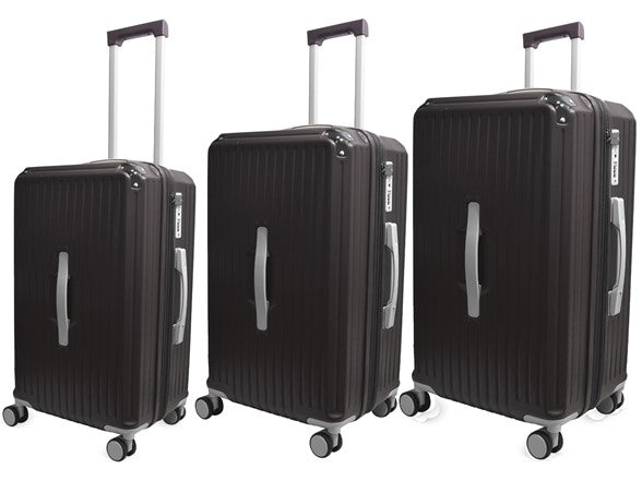 ADRIENNE VITTADINI 25" HARD SIDE TRUNK CASE - TRUFFLE - Brand New