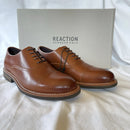 KENNETH COLE REACTION KLAY FLEX LEATHER OXFORD LACE-UP SHOES - SIZE: 10 - COGNAC - Like New