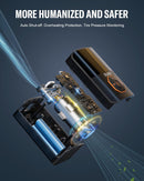 OLGEO TIRE INFLATOR PORTABLE AIR COMPRESSOR 160PSI TIRE INFLATOR FOR CAR - BLACK - Like New