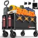 YACONA FOLDABLE LIGHTWEIGHT PORTABLE WHEELS FOLDING GROCERY - Scratch & Dent