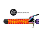 HOT TOOLS 1-1/2" EXTENDED BARREL TITANIUM CURLING IRON - CHROME PURPLE - Like New
