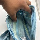 BLOGILATES THE TEAL ZIPPER POUCH WITH A CUTE HEART LOGO - TEAL - Like New