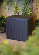 Keter City Box Cushion Box - Brown - Brand New