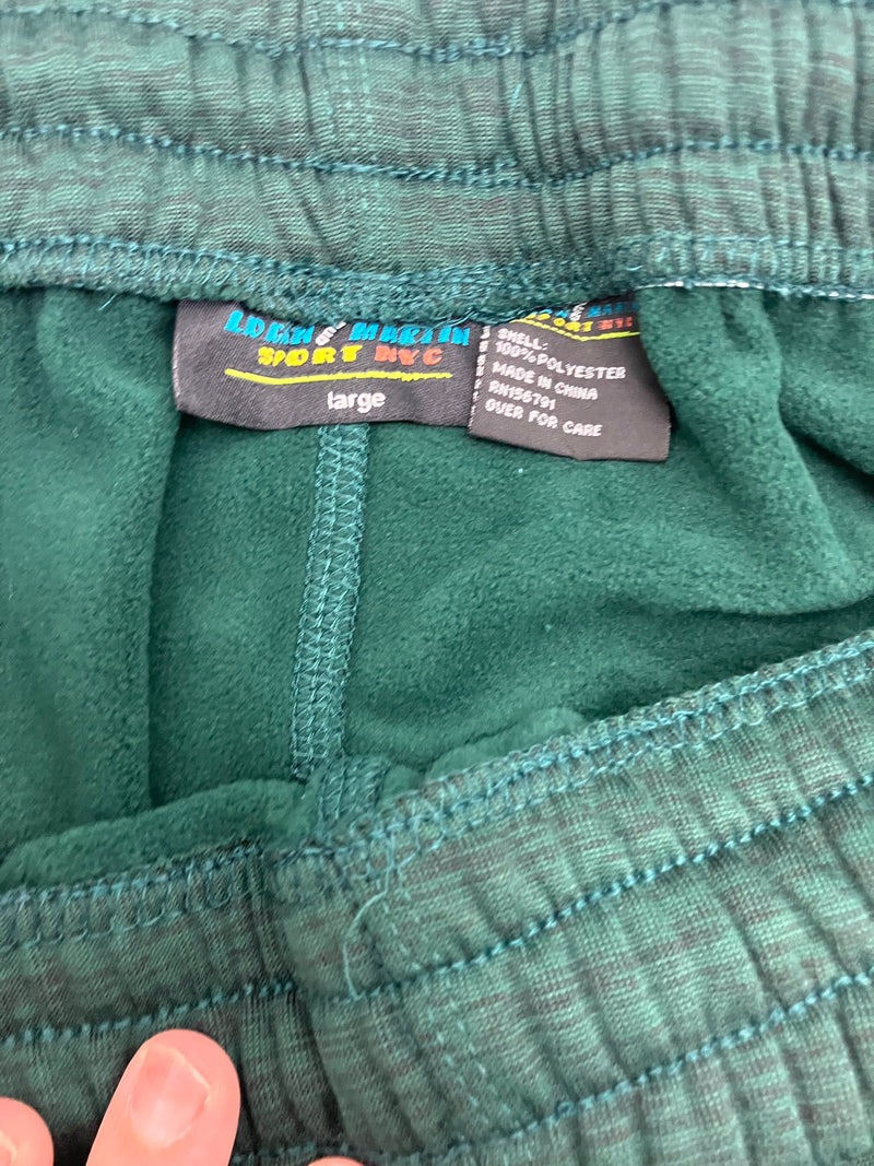 LOGAN AND MARTIN SWEATPANTS, 3 POCKETS, SIZE: MEN LARGE, GREEN HEATHER, 211363 - Brand New