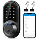 Veise RZ07 Fingerprint Smart Lock, Keyless Entry, App Control - Matte Black - Like New