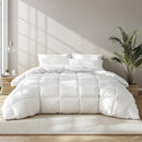 BEAUTYREST KING TENCEL COTTON BLEND LIGHT WARMTH BREATHABLE RDS DOWN - WHITE - Like New