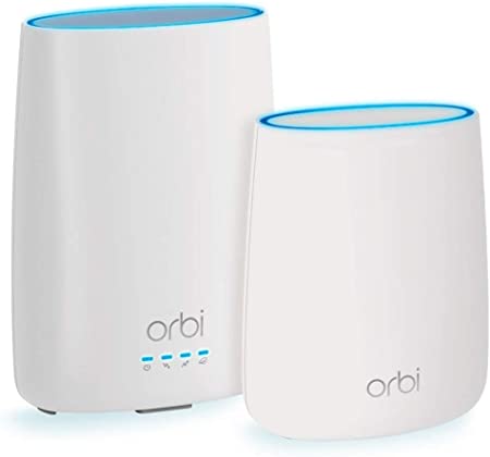 NETGEAR Orbi Built-in-Modem Whole Home Mesh WiFi Router CBK40-100NAS - WHITE Like New