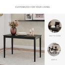 Signature Design by Ashley Kimonte Rectangular Dining Room Table - Black - Brand New